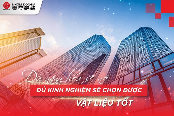 Vách mặt dựng nhôm kính giấu đố