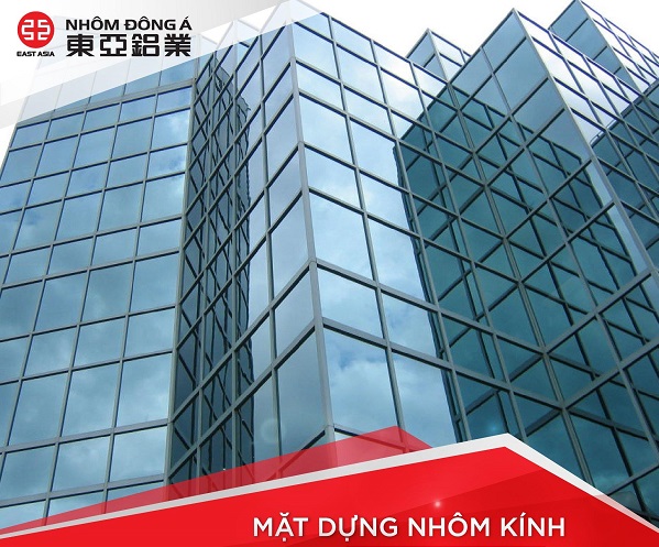 Vách mặt dựng nhôm kính