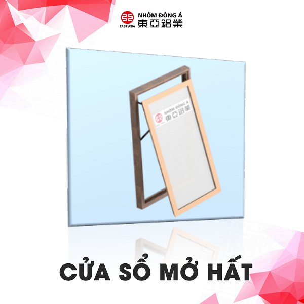 Cửa sổ 1 cánh mở hất