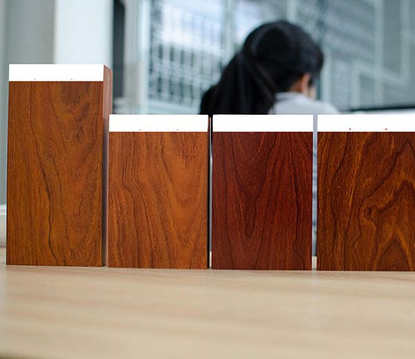 Mẫu cửa nhôm giả gỗ