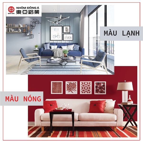 Lựa chọn màu sắc khi mua cửa nhôm