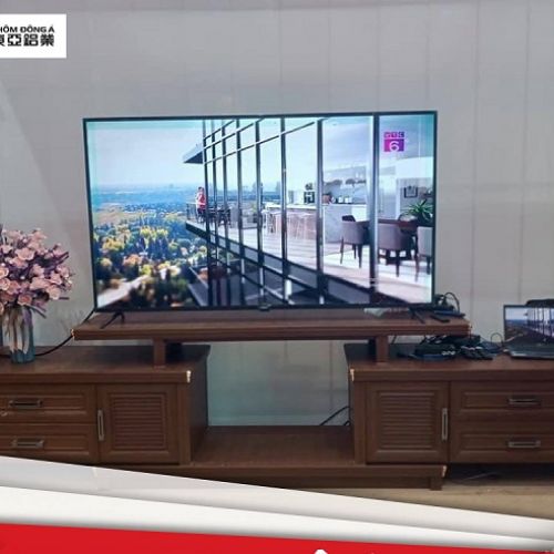 Mẫu tủ kệ nhôm kính Đông Á đẹp nhất hiện nay