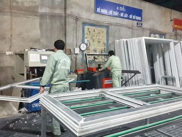 Kỹ thuật làm cửa nhôm Kỹ thuật làm cửa nhôm