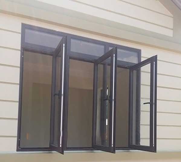 Mẫu cửa sổ nhôm kính 3 cánh Mẫu cửa sổ nhôm kính 3 cánh