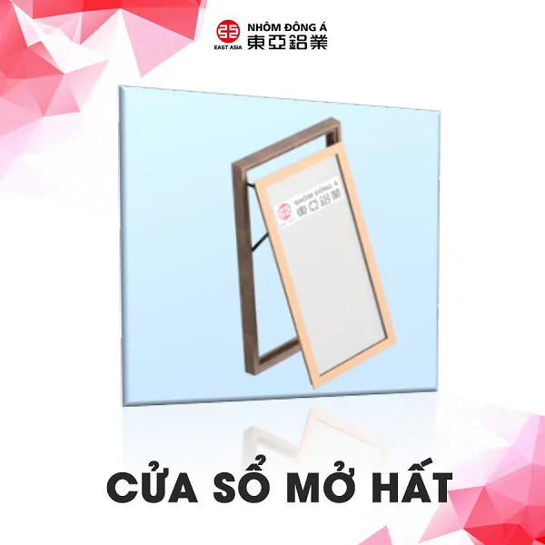 Cửa sổ 1 cánh mở hất Cửa sổ 1 cánh mở hất