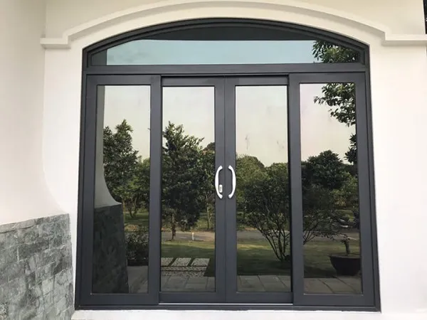 Cửa nhôm hệ 4 cánh lùa