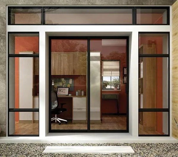 Cửa nhôm hệ 4 cánh lùa