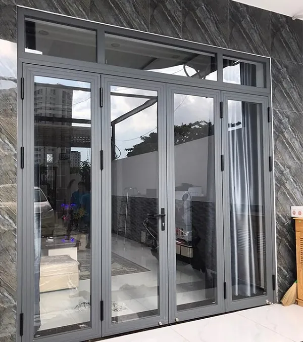 Cửa nhôm hệ 4 cánh lùa