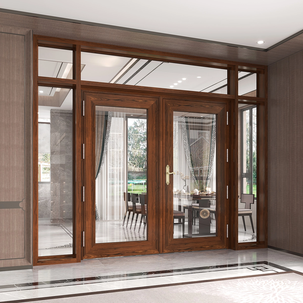 CỬA ĐI MỞ QUAY DK65