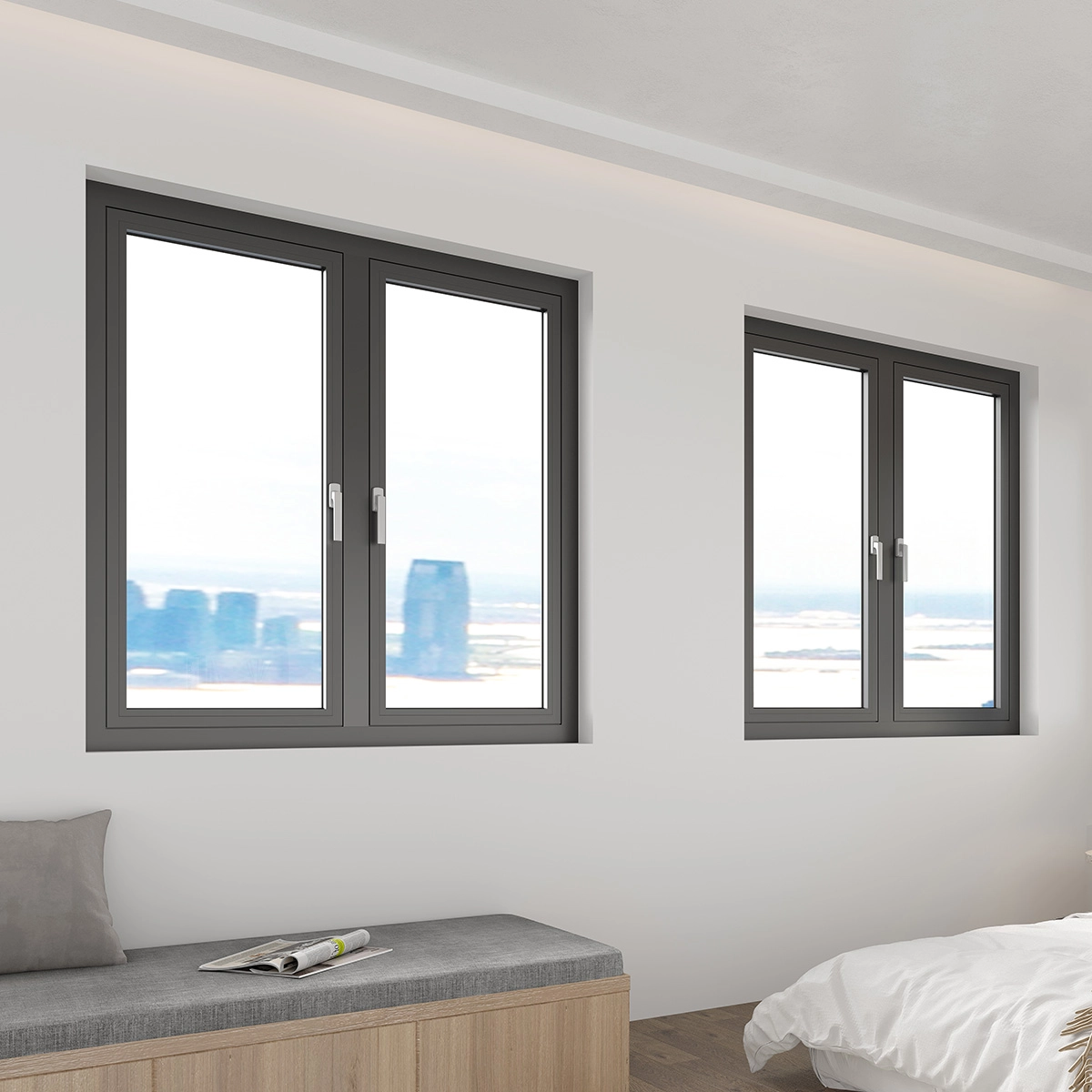 CỬA SỔ MỞ QUAY DK55